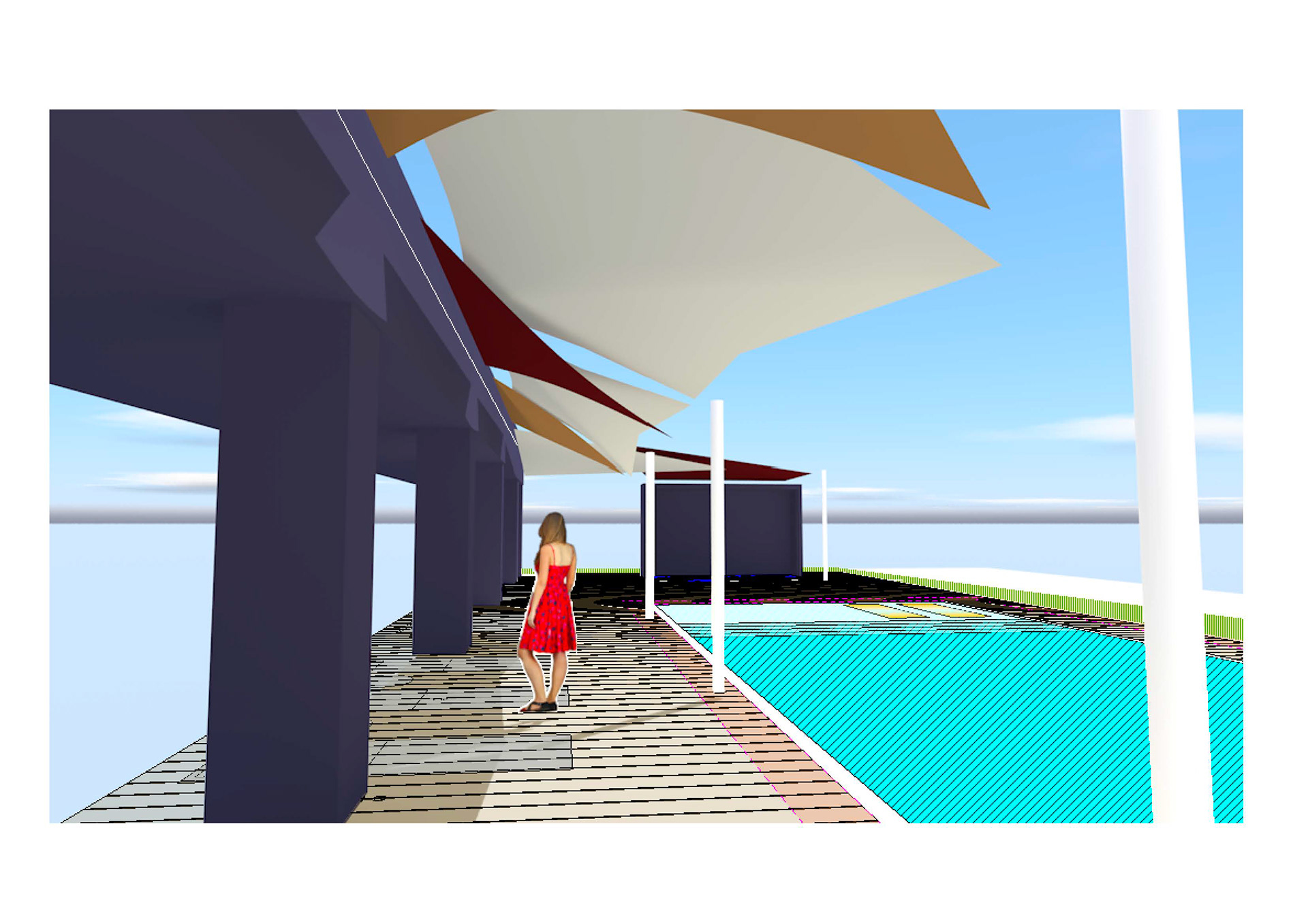 A 3-D model I made for planning
