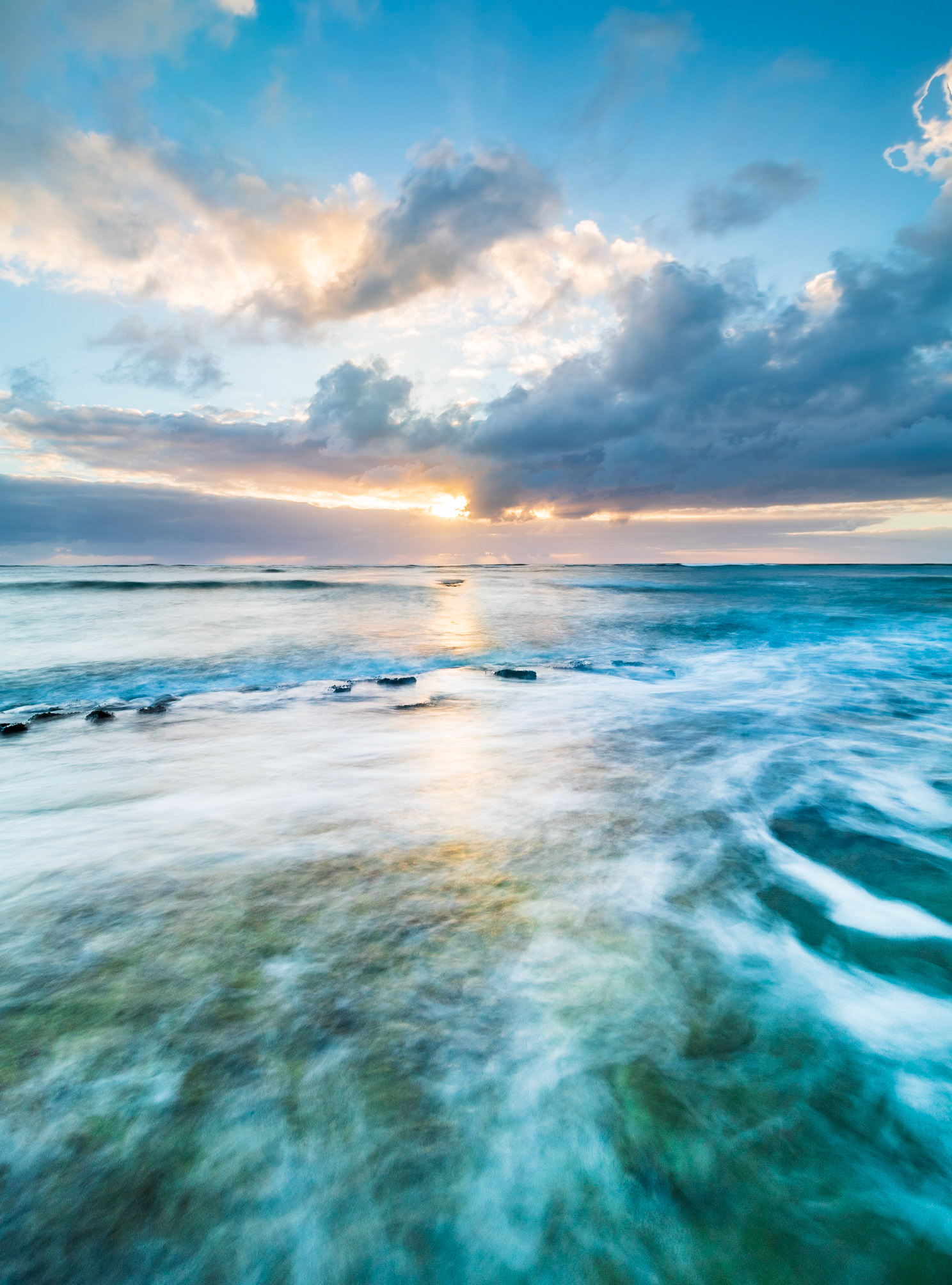 Sunrise in the Kapaa region of Kauai