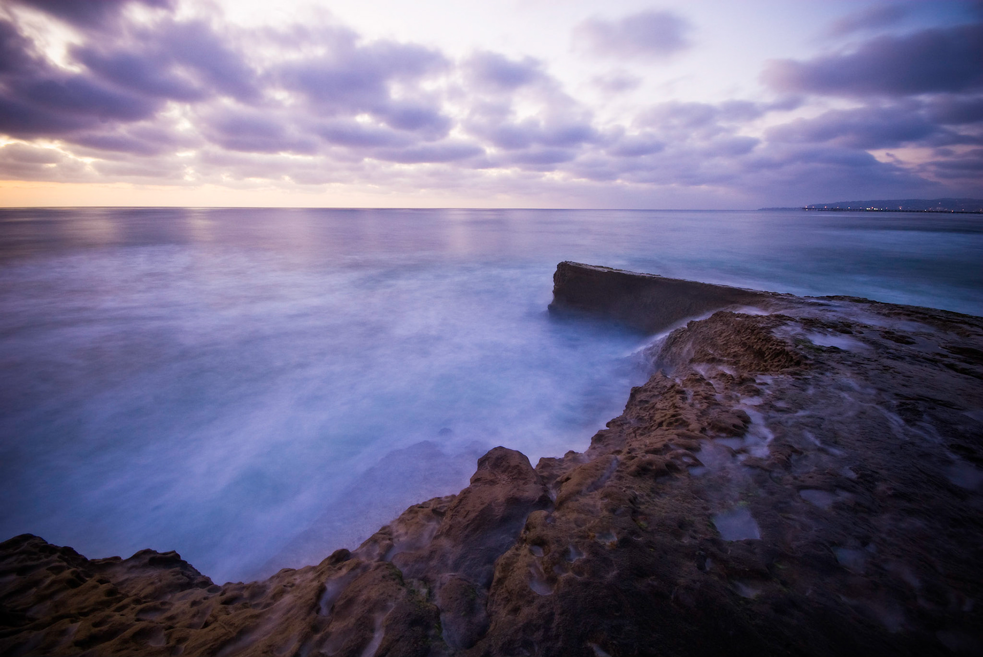 Sunset Cliffs near San Diego, CA.