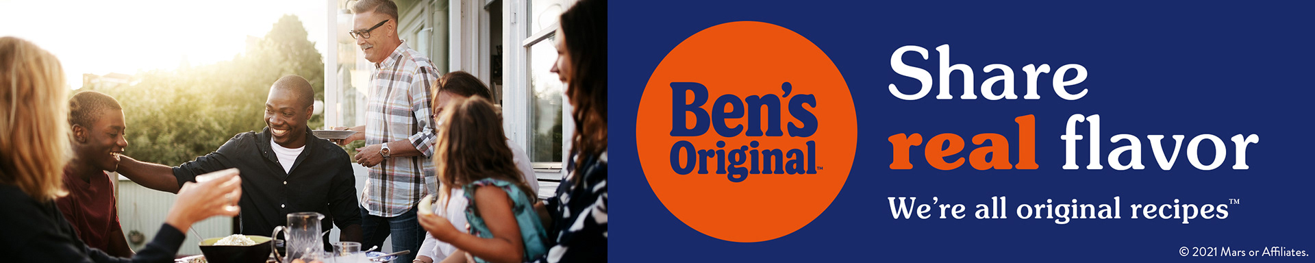 Ben's Original Amazon Ad.