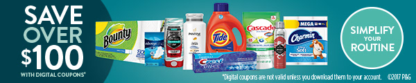 P&G Display Ad for Coupons.