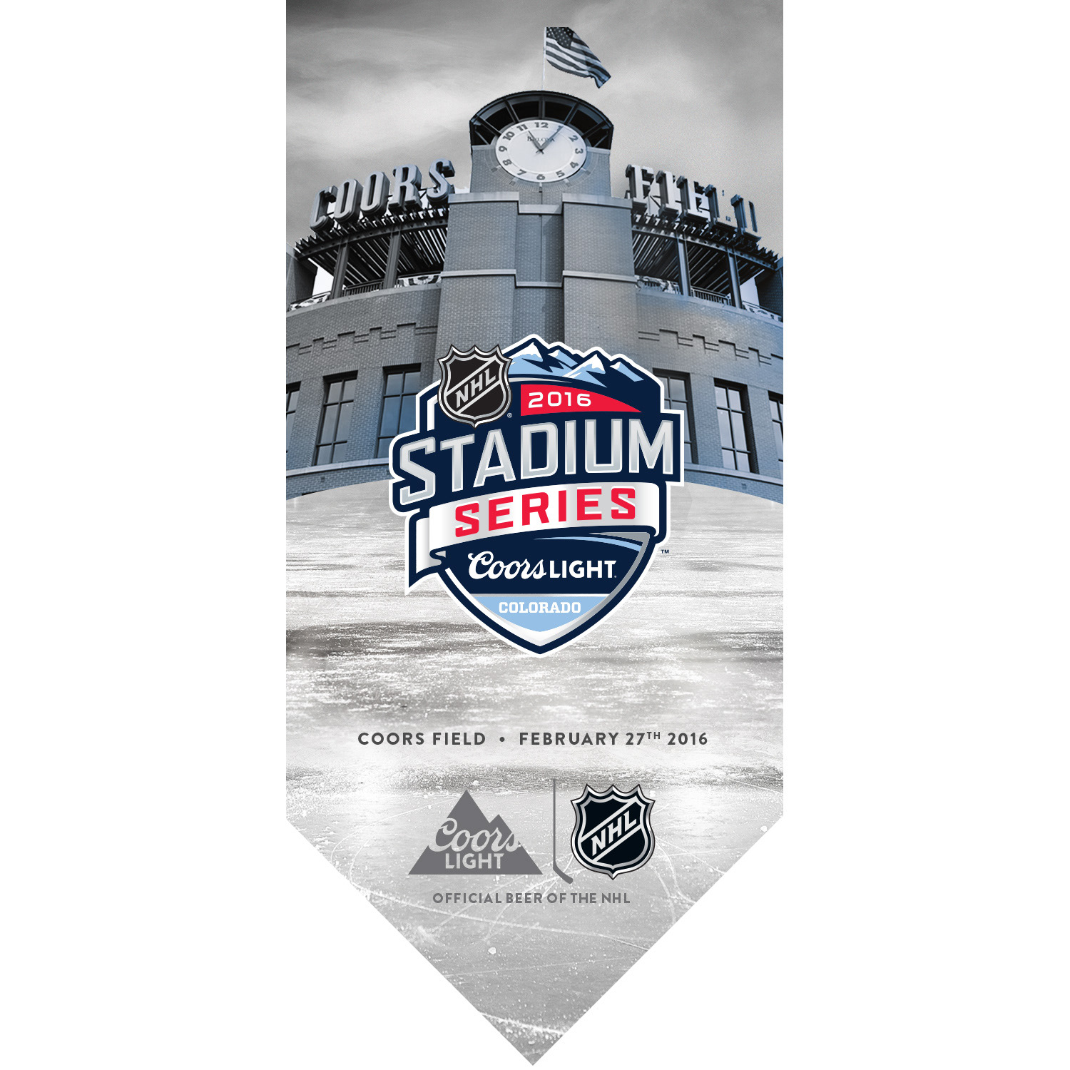 CoorsLight In-store Freezer Cling.