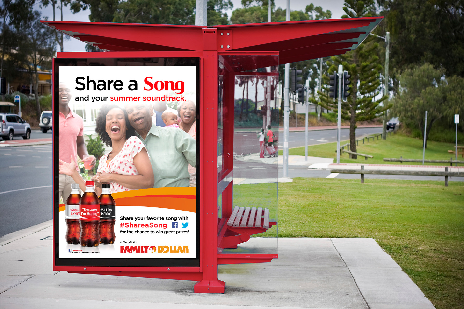 "Share a Song" Coke Campaign OOO for Family Dollar.