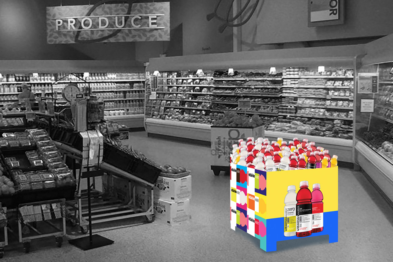 In-Store POP for Vitamin Water TryAthlete.