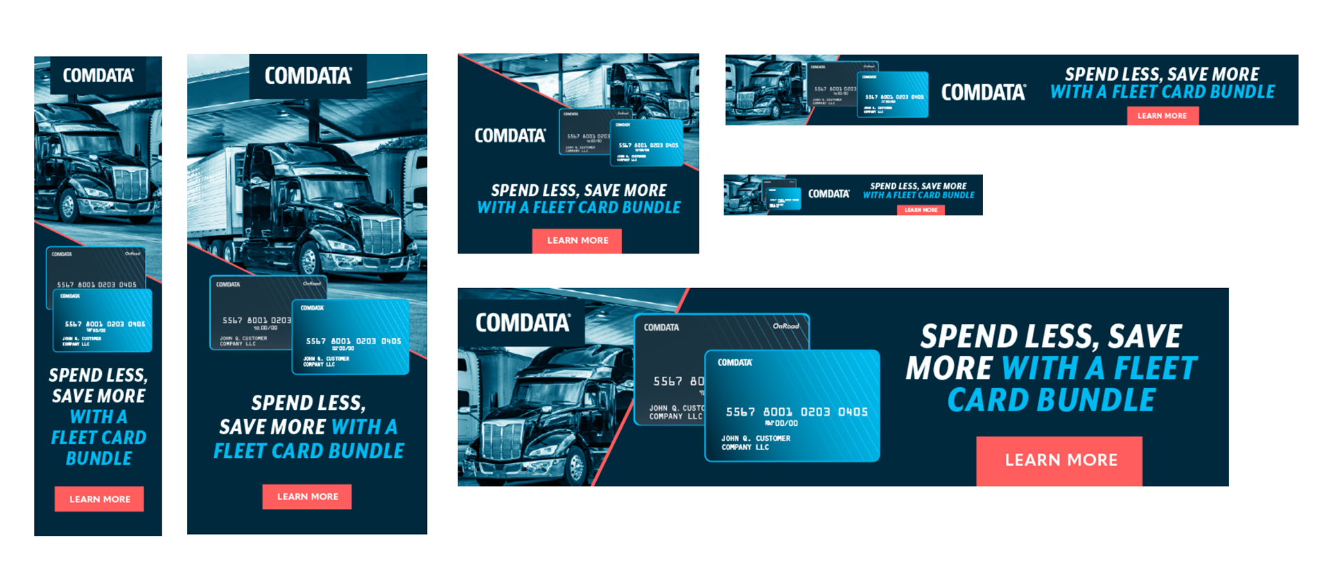 Comdata Display Ads.