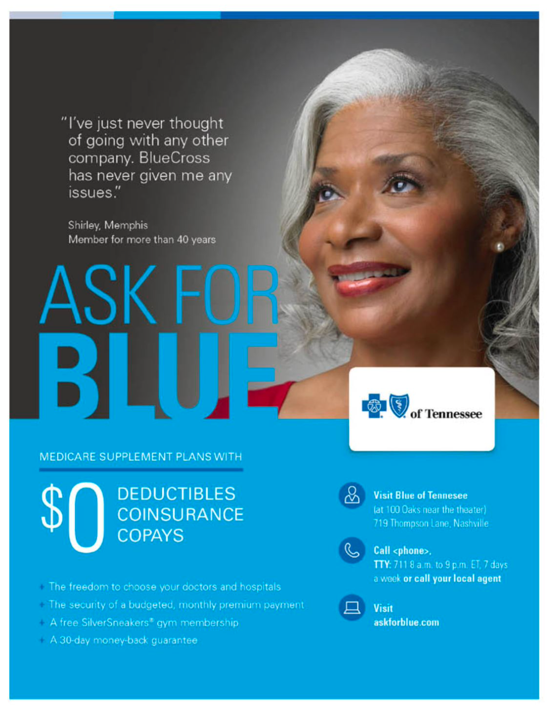 BCBST Print Ad Layout.