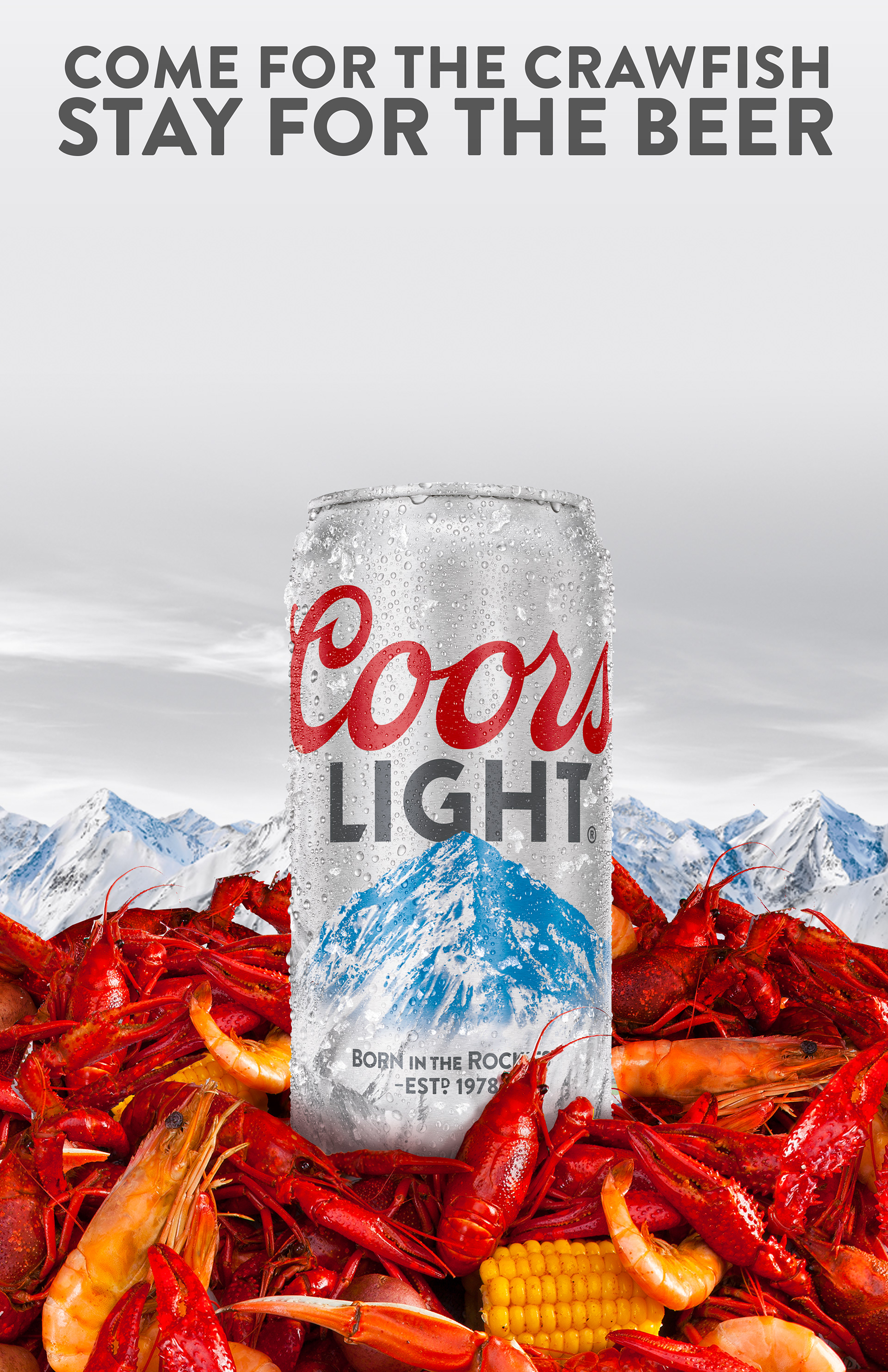CoorsLight White Label Bar Poster.