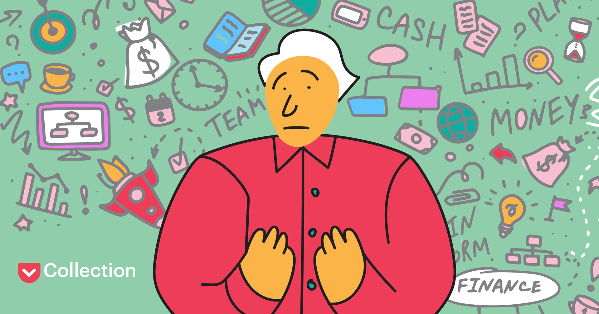 Pencil to Digital Illustration Layout.