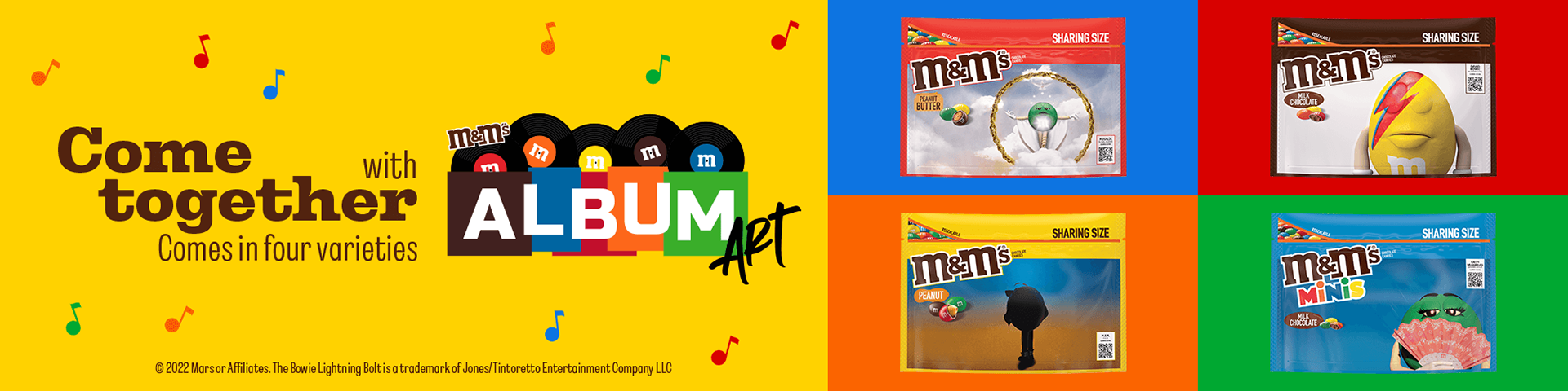 M&M Album Art Website Landing Page Masthead.