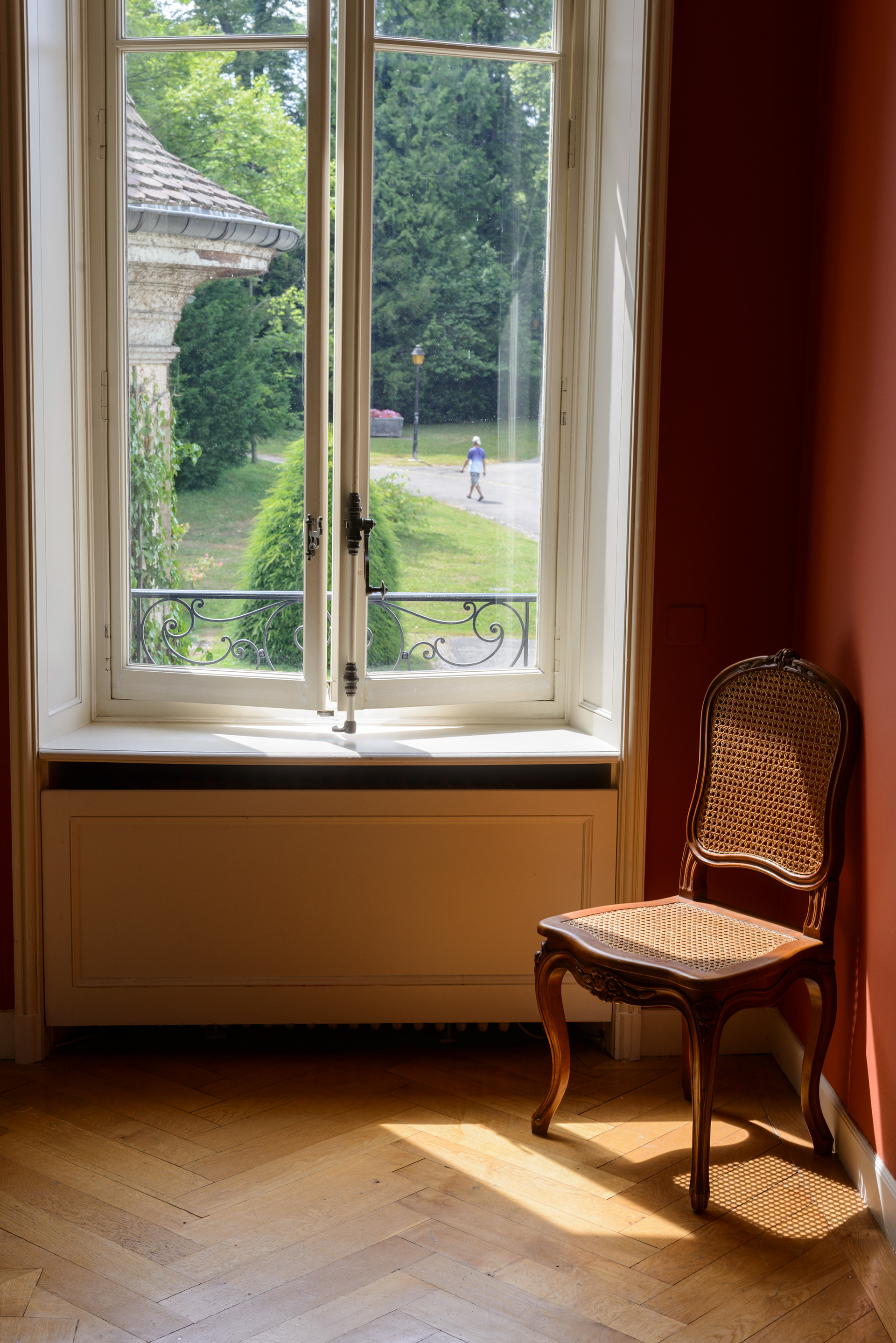 Le Musée des Suisses dans le Monde au Domaine de Penthes. Pregny-Chambesy, Genève, Suisse.