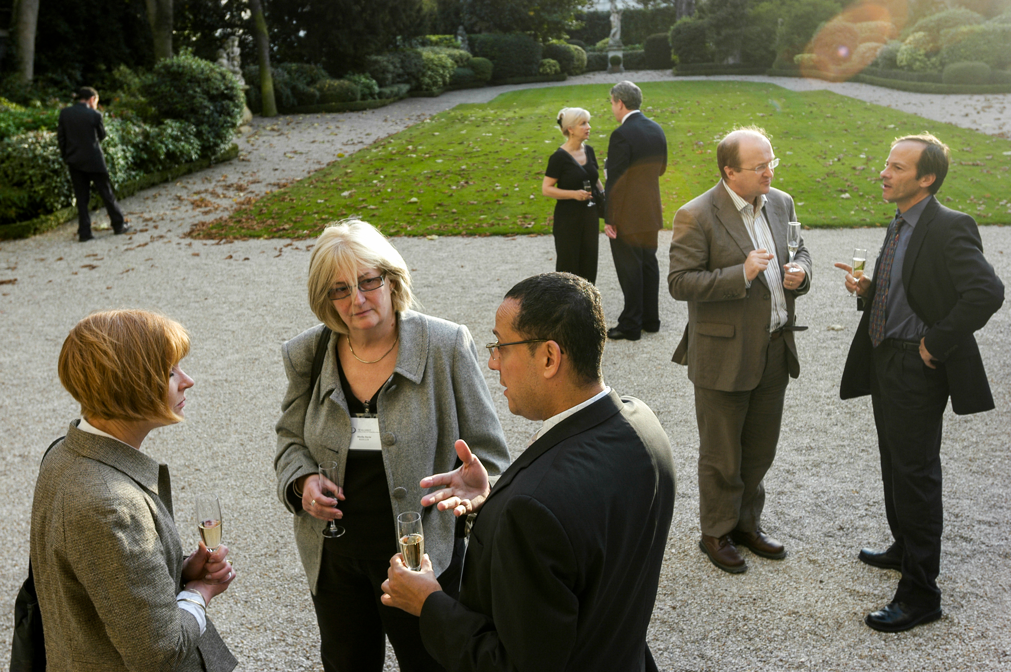 The closing receiption of the stakeholders association annual meeting at the Maison de l'Amerique Latine. Paris, France.