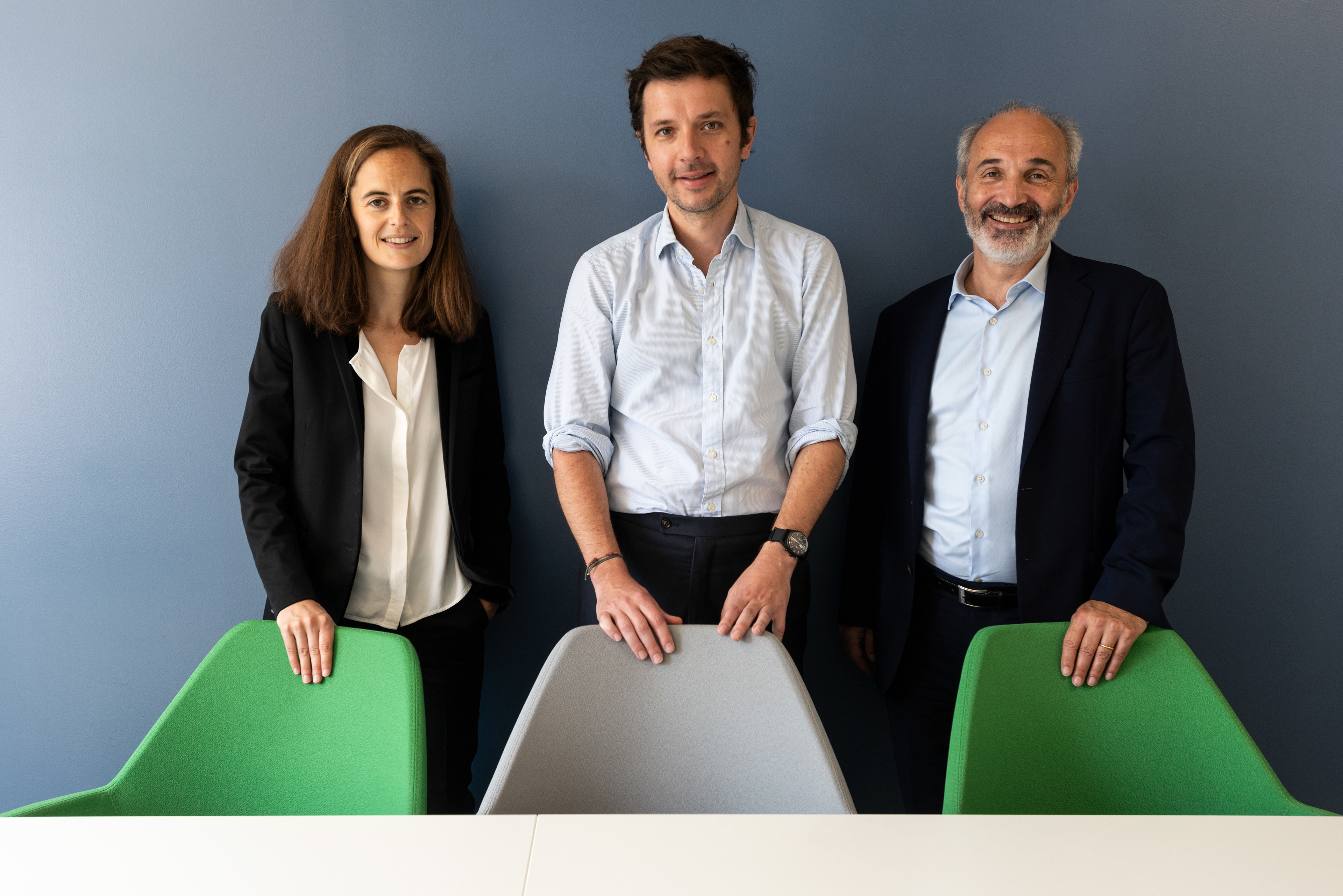 Henry-Louis Merieux, Managing Partner, Anne-Claire LaIné, Investment Manager, and Louis de Montille, Investment Director, at MML Capital Paris.