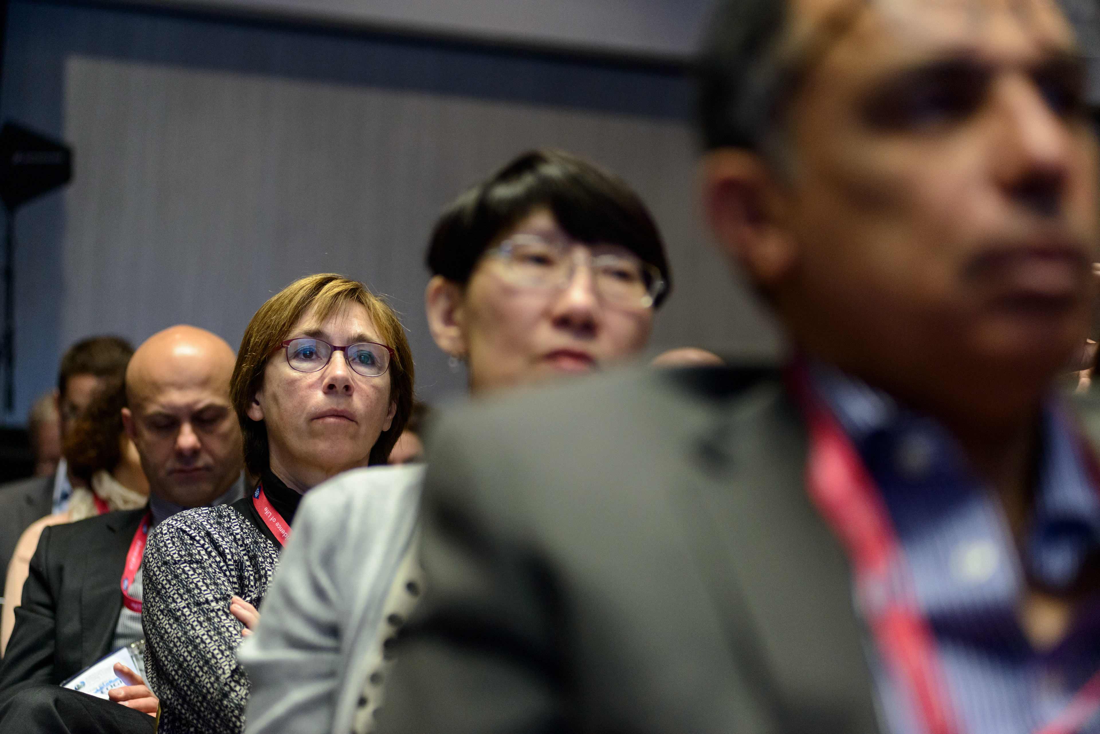 Participants attending Dr. Dietmar Schlembach's presentation on "Screening and Prevention of Preeclampsia: The Health Economic Perspective" at the 20th World Congress on Controversies in Obstetrics, Gynecology & Infertility (COGI). Paris, France.