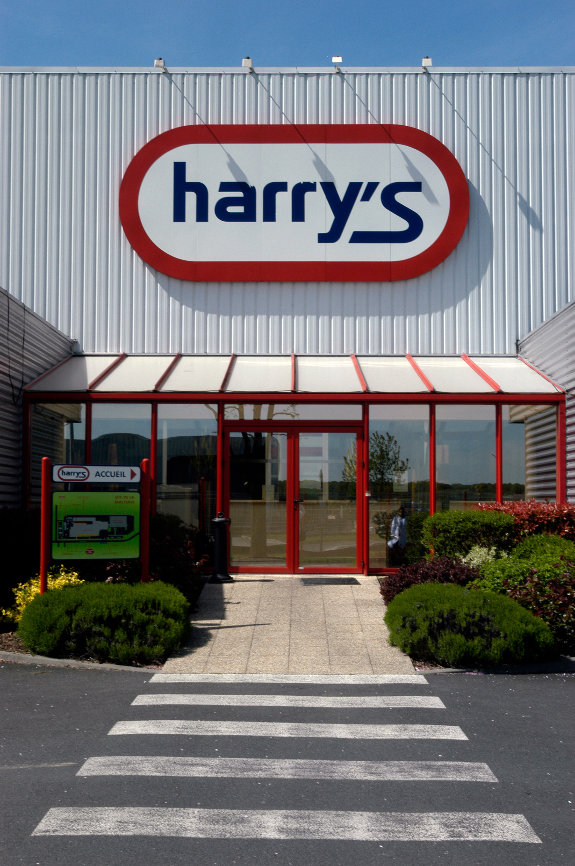 The entrance to the original Harry's American Bread factory in Châteauroux.