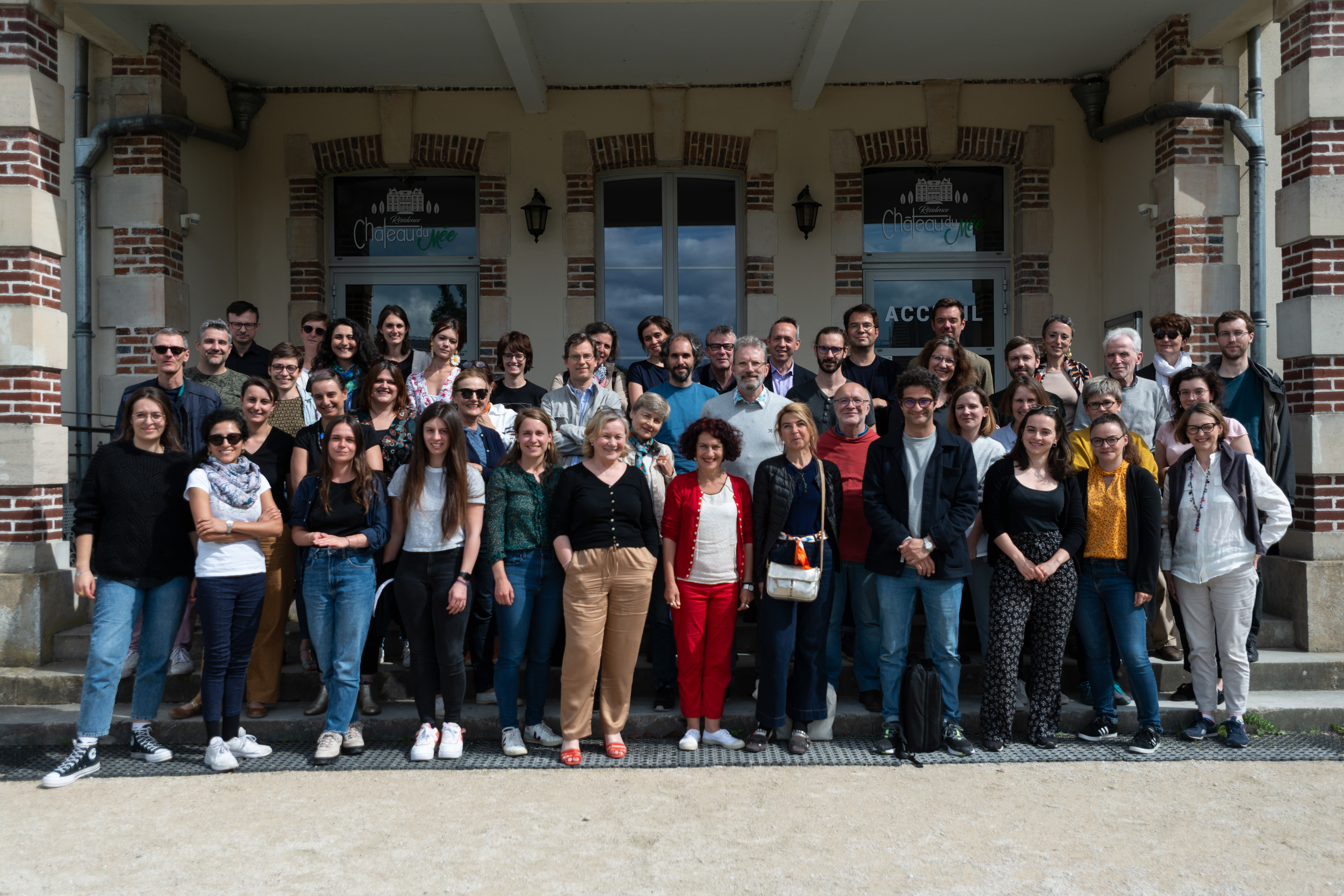 Le séminaire résidentiel du laboratoire universitaire de sciences sociales Le CERLIS au Château de Mée. Le Mée-sur-Seine, France.