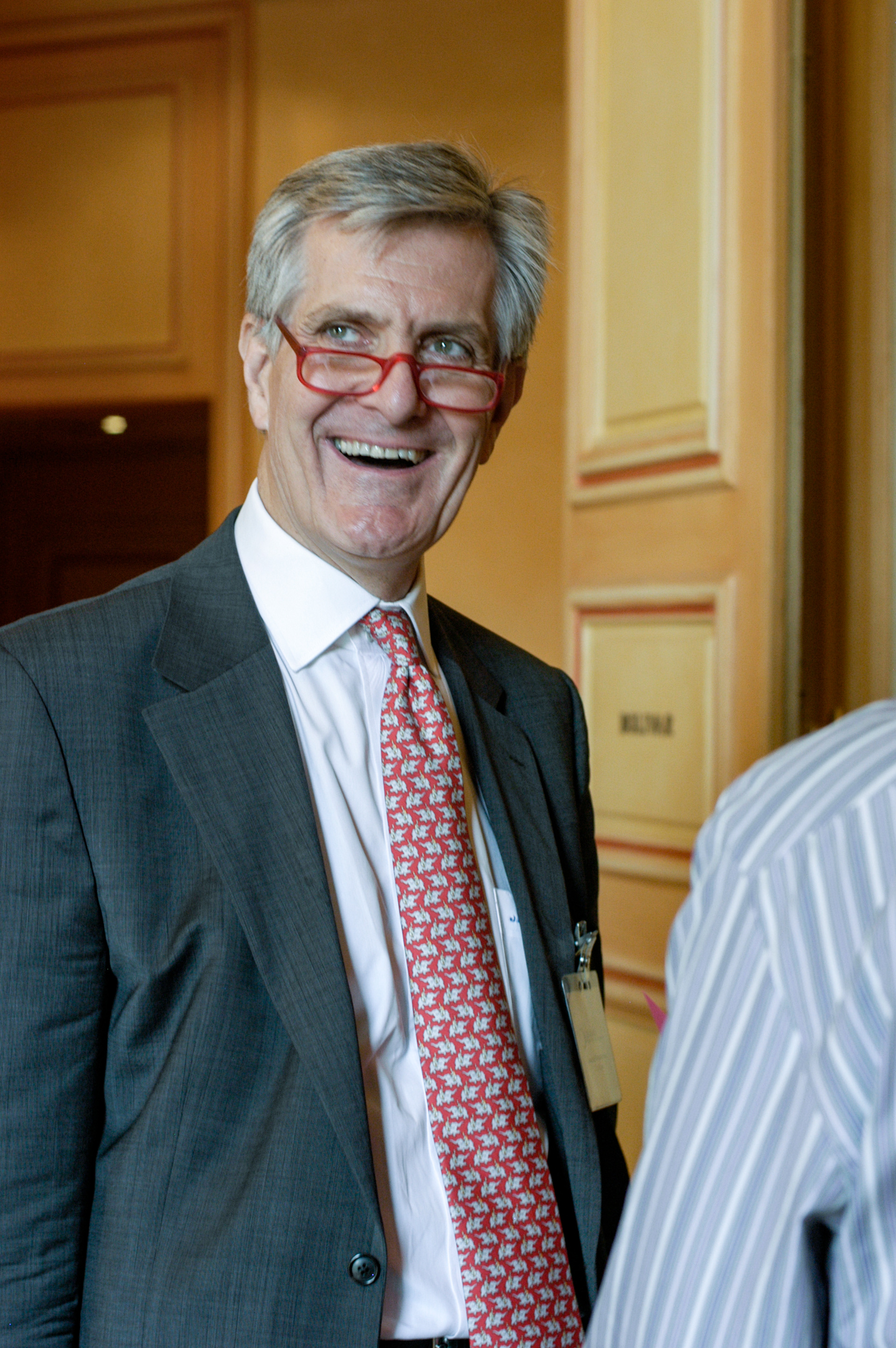 Dr. Jerôme Premmereur, TB Alliance President and Chief Executive Officer, during the stakeholders association annual meeting at the Maison de l'Amerique Latine. Paris, France.
