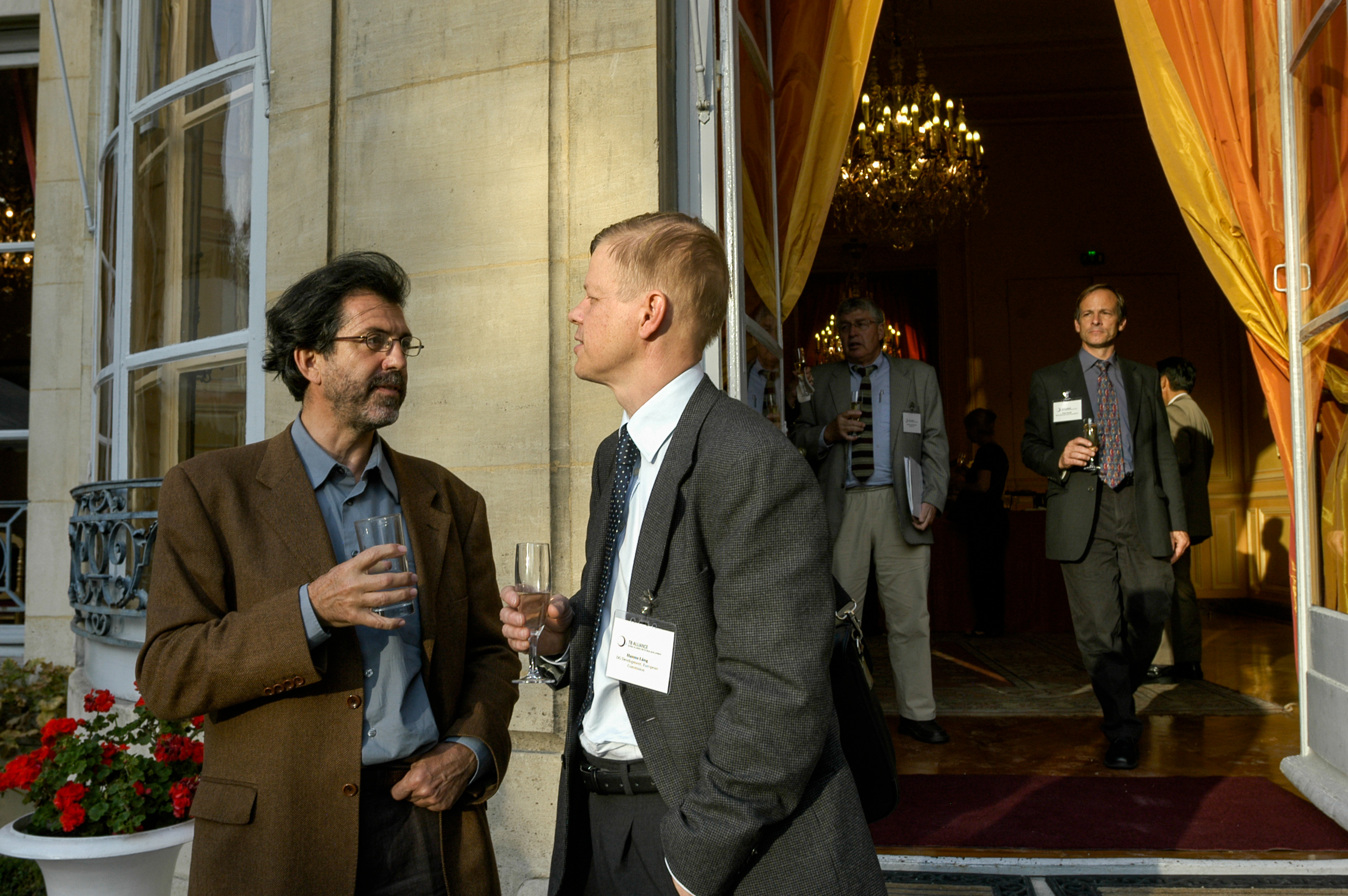 The closing receiption of the stakeholders association annual meeting at the Maison de l'Amerique Latine. Paris, France.