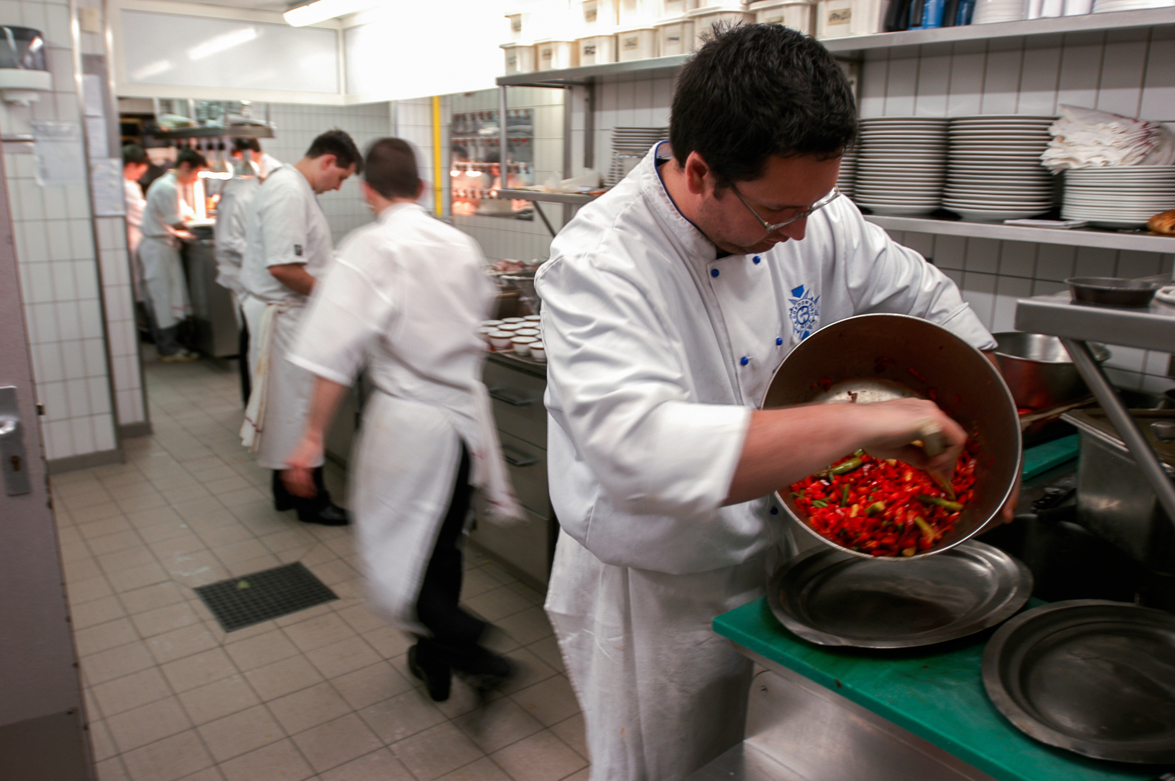 Le Taillevent restaurant at 15 rue Lamennais, Paris 8ème has been awarded two stars in the prestigious Michelin guide.