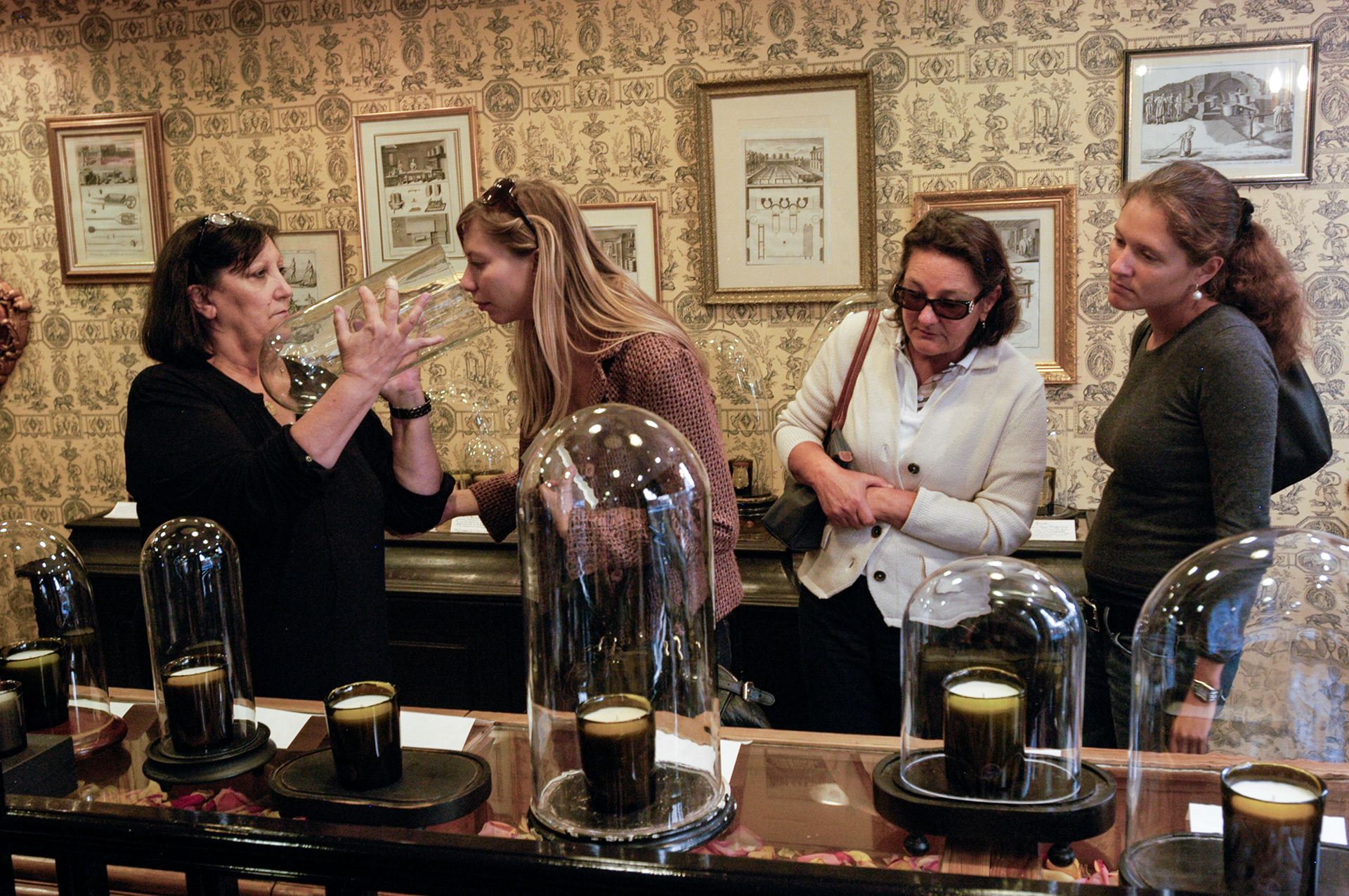La Maison de Cire Trudon, founded in 1643 is the oldest candle making company in France. The company supplied candles to Louis XIV and Napoleon amoung others. Paris, France.