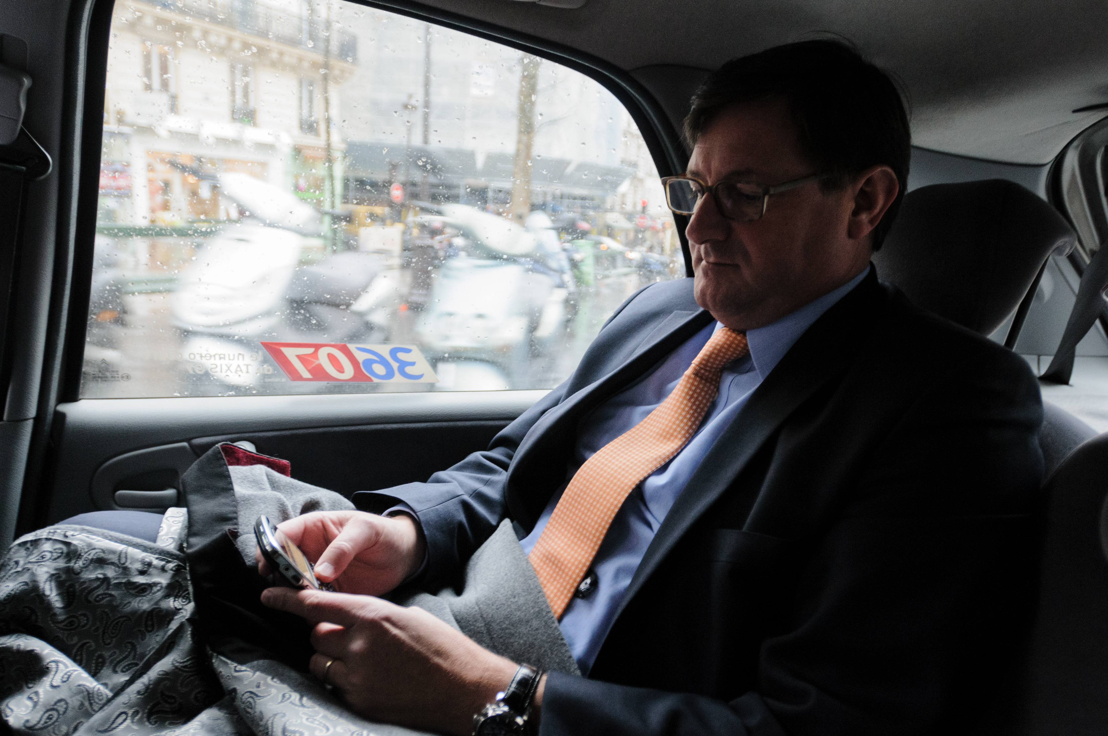 Yves Maas, head of international operations at Crédit Suisse Zurich, travels to Paris for a meeting at the SWIFT offices.