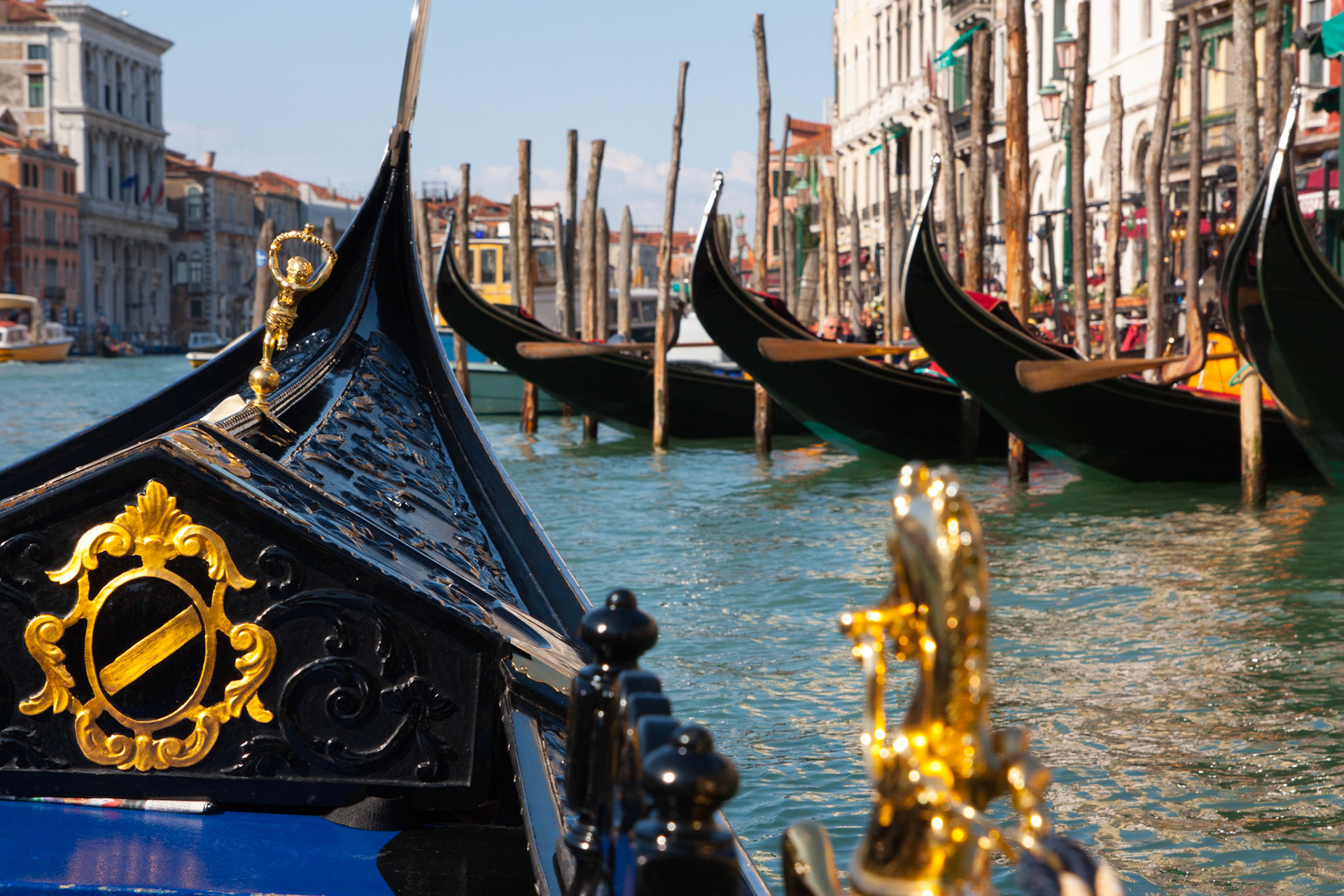 Les gongoles de Venise