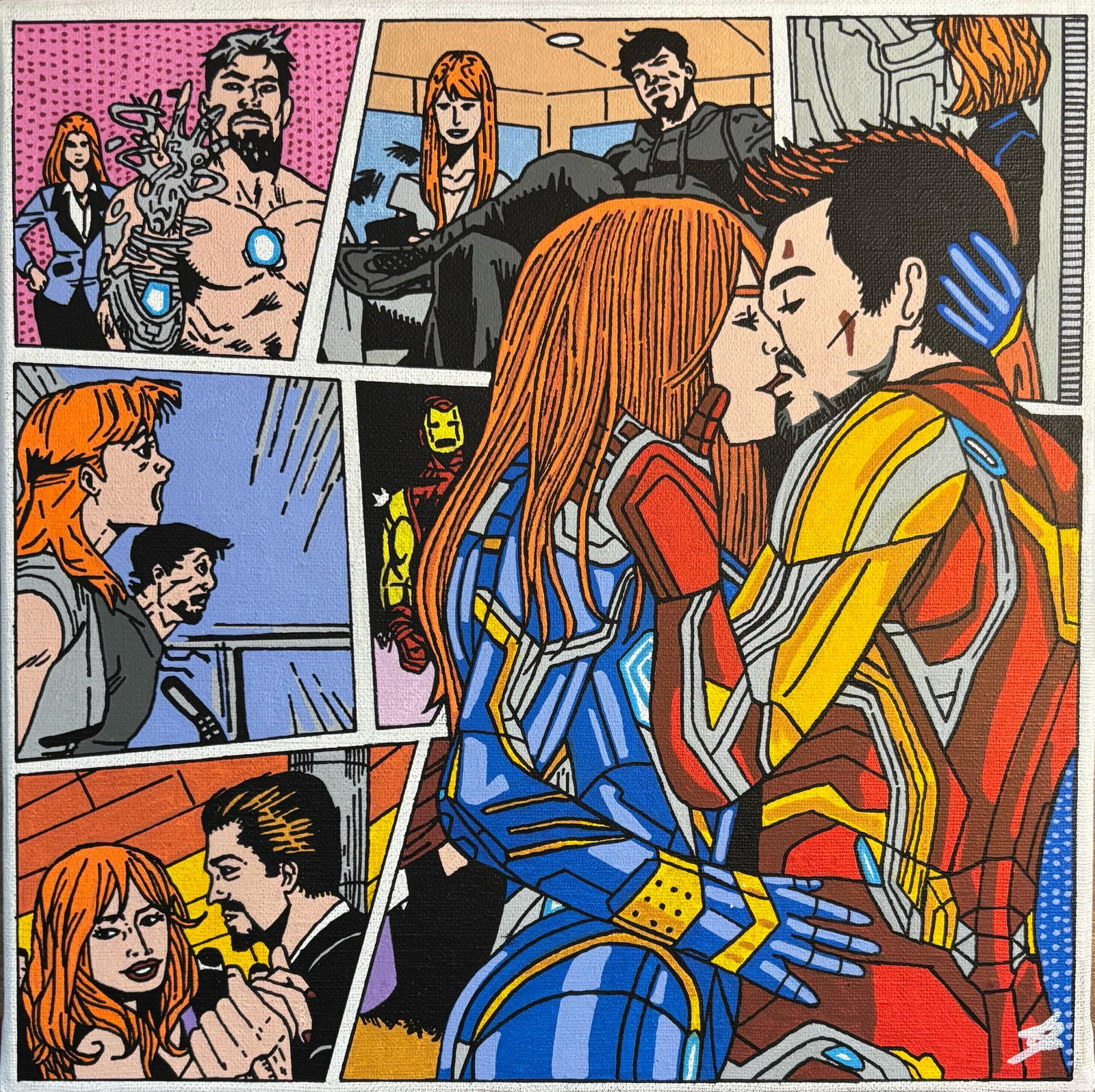 BEHIND THE ARMOR, 30X30cm, (disponible)