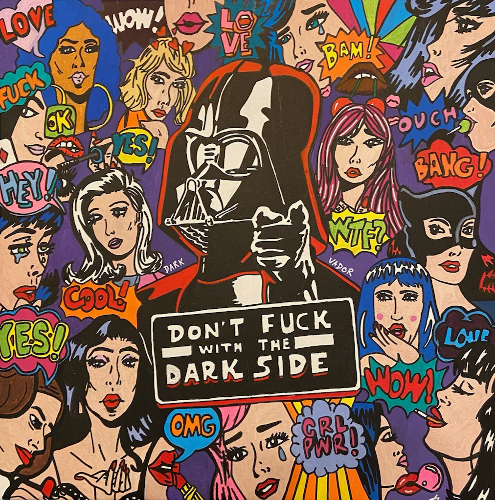 dark side, 50X50 cm (disponible)