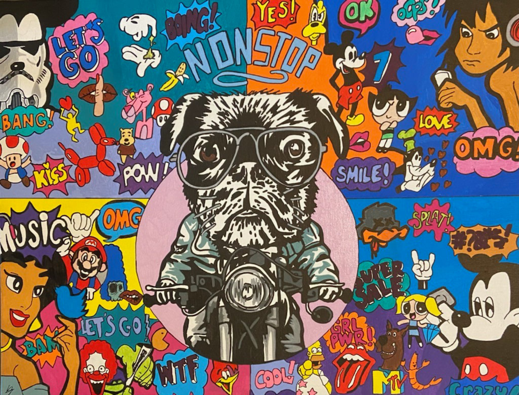 Ride, 65X 50 cm,(disponible)