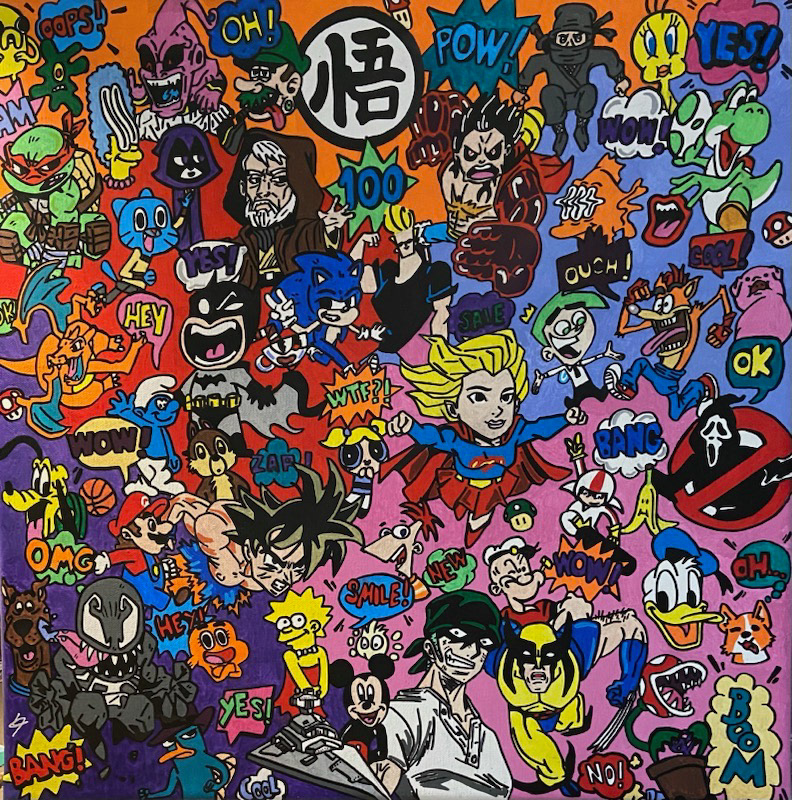 50X50cm Multitude, (disponible)