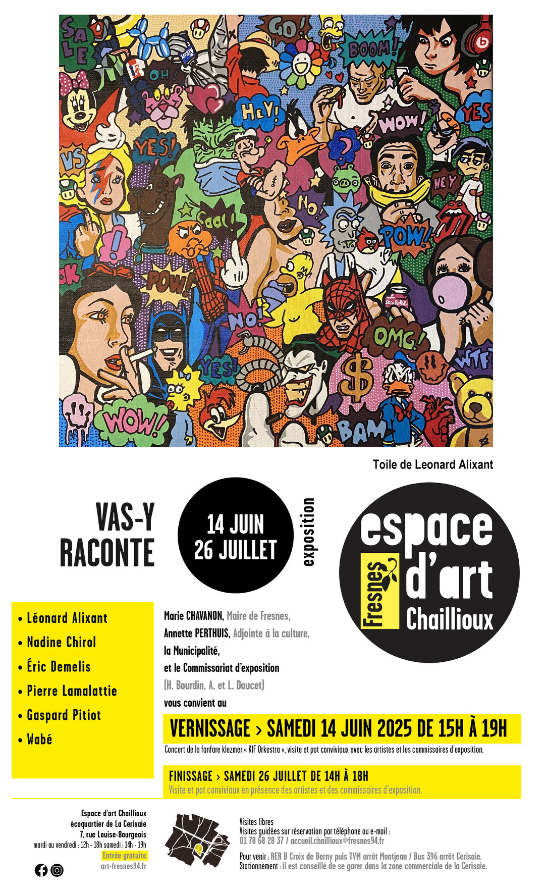 je vous attends nombreux au vernissage pour découvrir mon univers