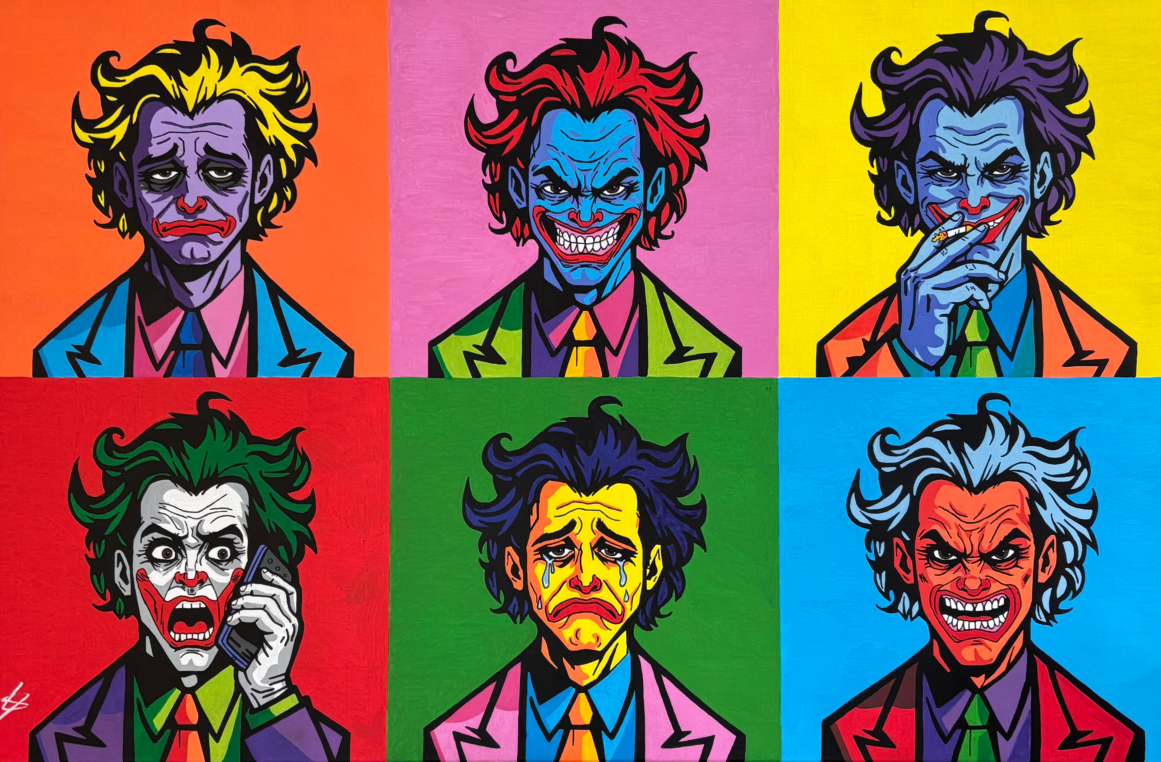 POP JOKER, 60X92cm