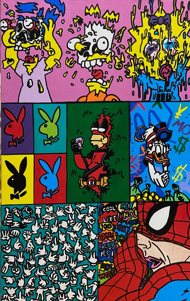 Cataclysme 61X38cm (disponible)