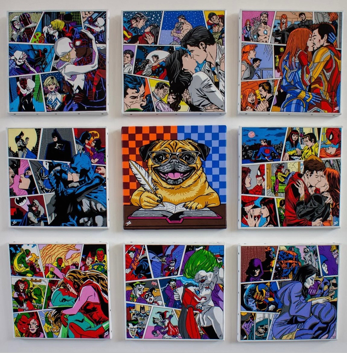 TELL ME ABOUT LOVE, polyptique 