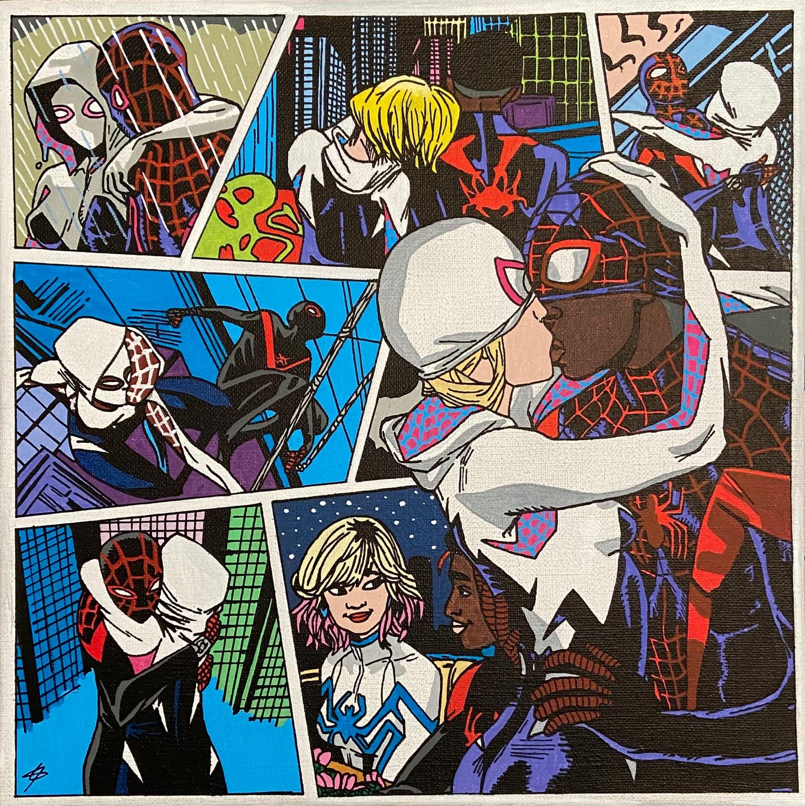 Across dimensions, 30X30cm (disponible)