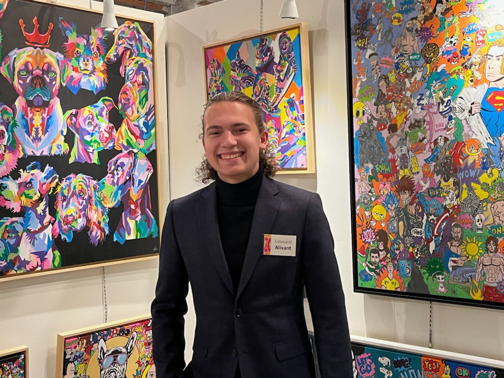 Merci à tous ceux qui sont venus discuter avec moi, regarder mon travail!