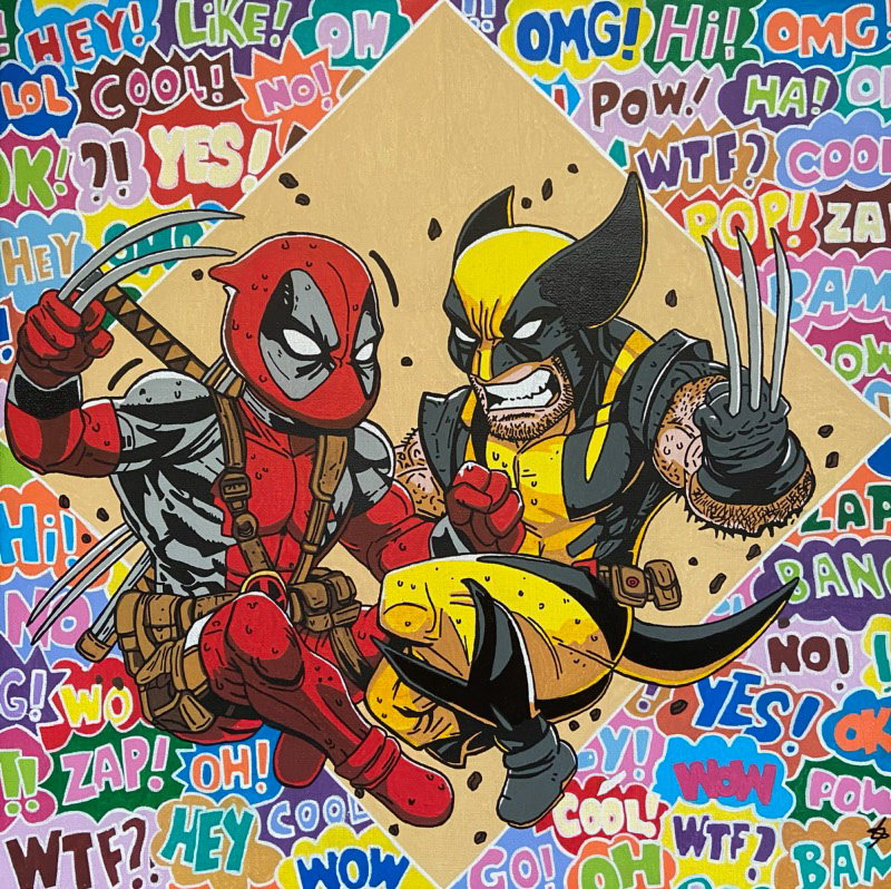 Deadpool&Wolverine, 40X40 cm