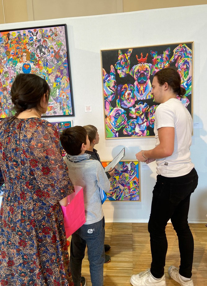 un plaisir de recevoir une classe de CE2 et d'échanger aveceux