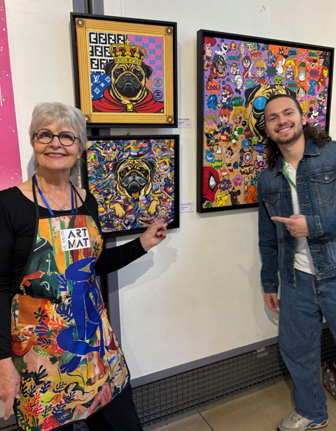 Merci Christine de me permettre d'exposer avec tous ces artistes!