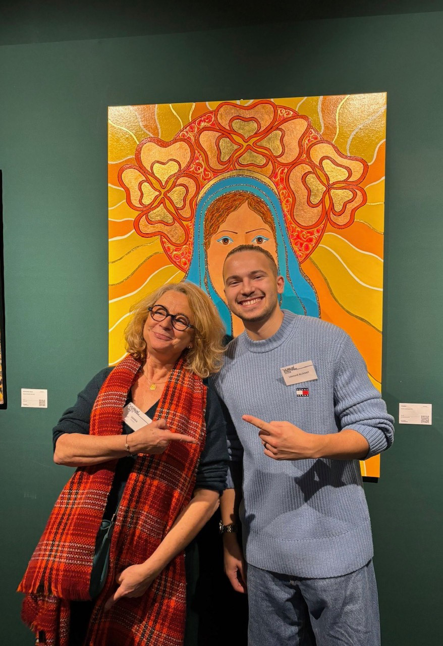 Toujours un plaisir de retrouver des artistes au Salon 