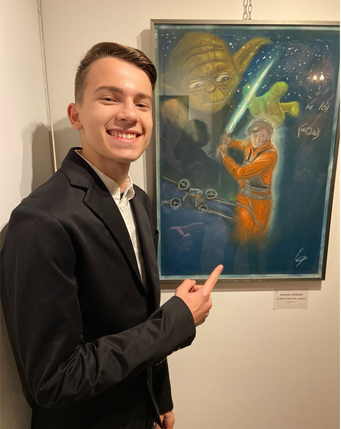 "La force dans mon crayon".