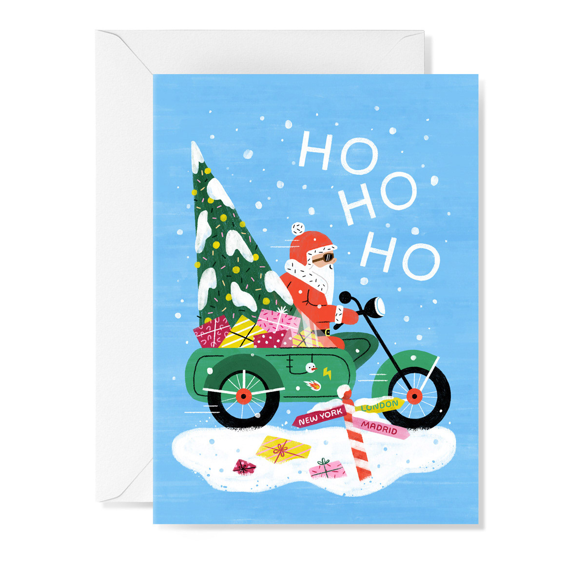 Biker Santa, Design House Greetings