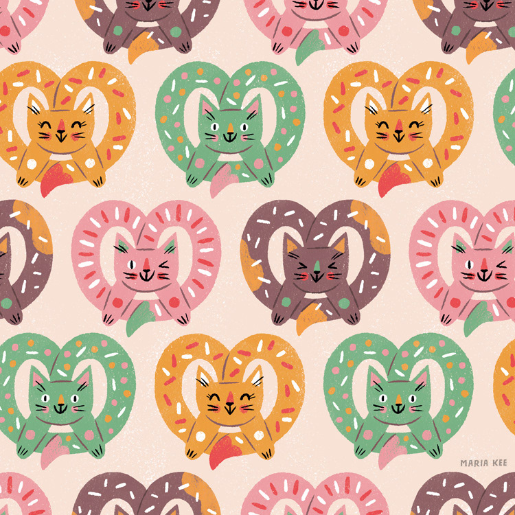 Cat Pretzels pattern