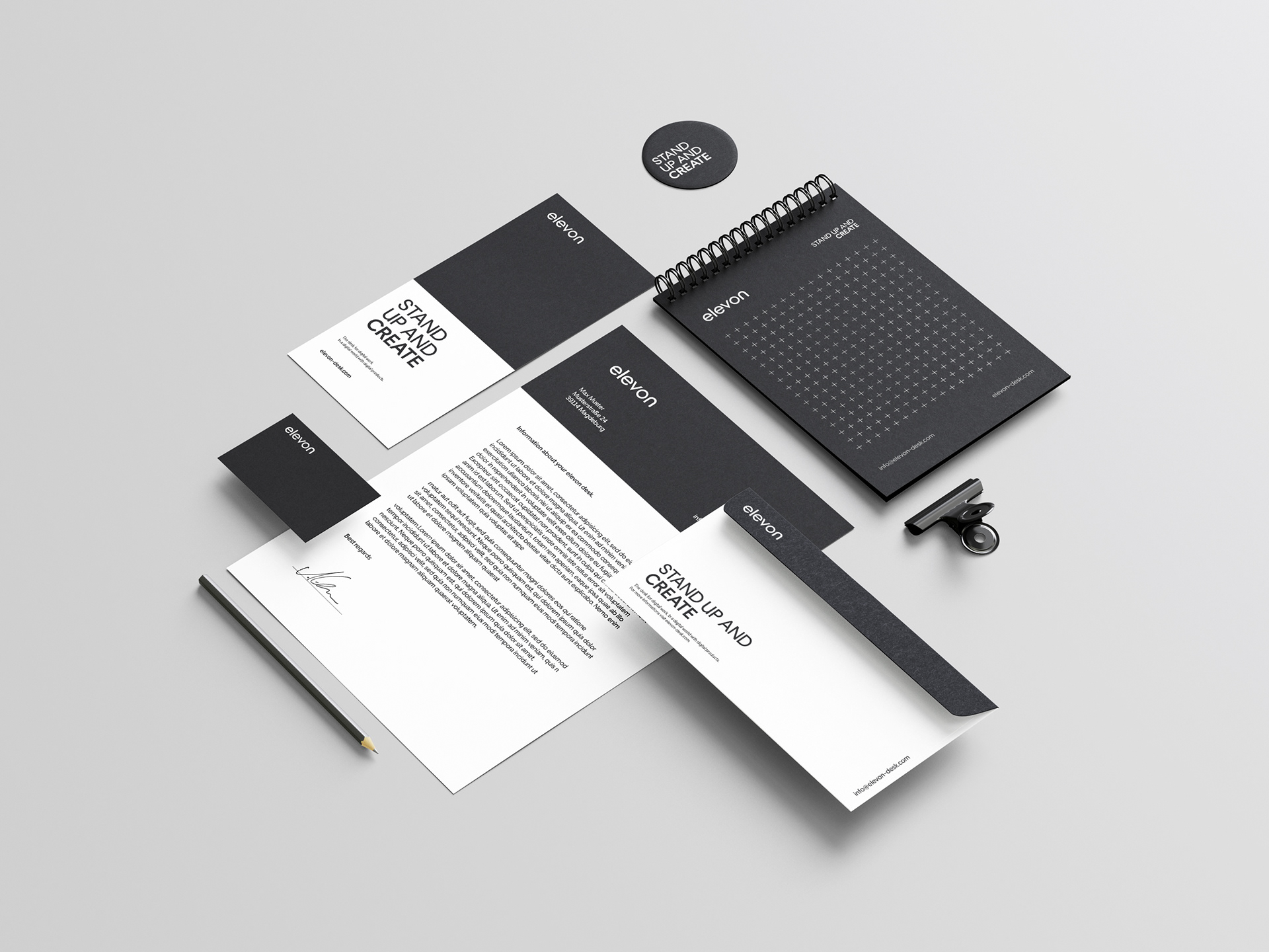 Corporate design für Printmedien