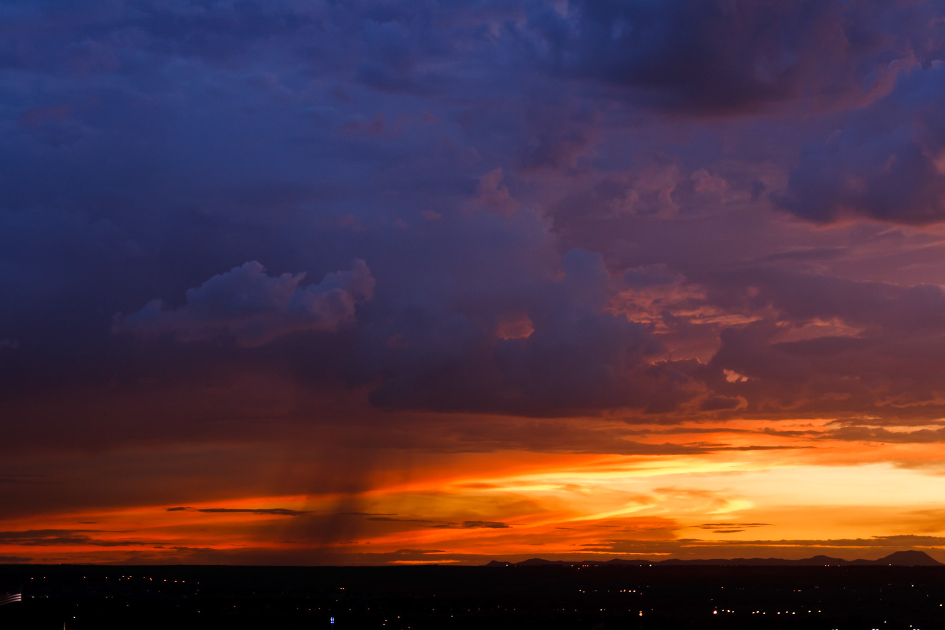 Sunset in El Paso