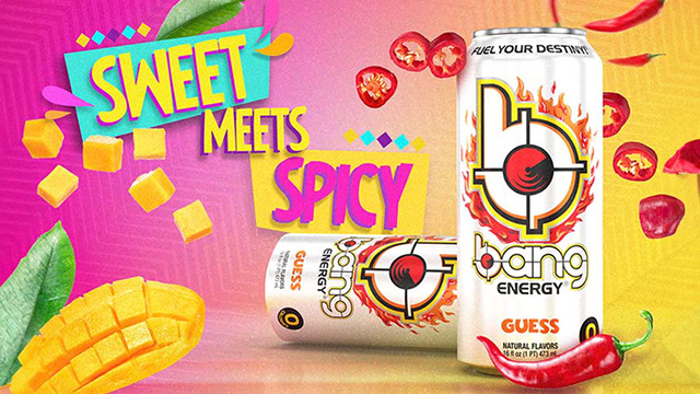 BANG Mango Picante flavor launch artwork