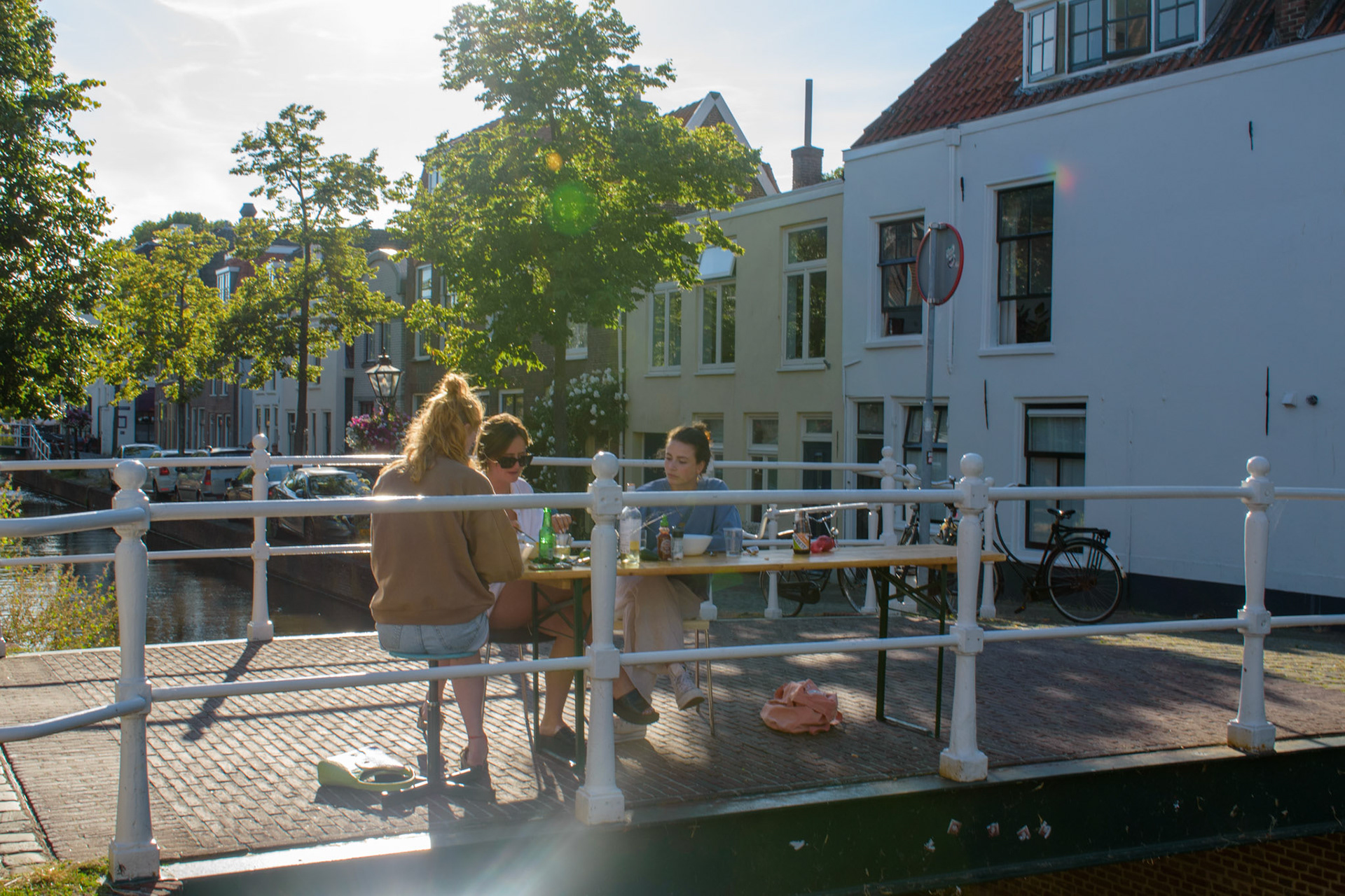 Dining on a bridge 2