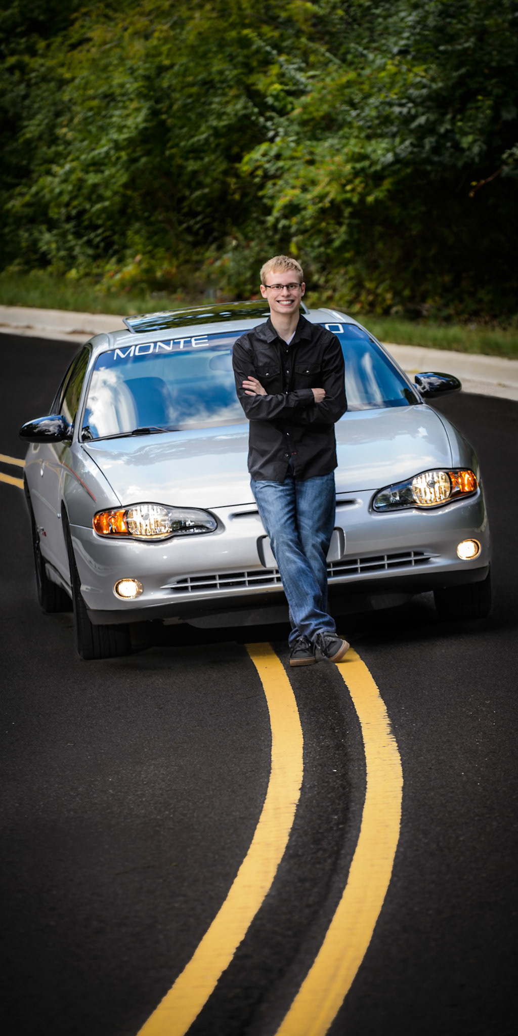 I had an awesome Senior Picture session with Andrew.  I've known him since he was in second grade.  Now he drives a cool car, which we had to incorporate into his Senior Pictures.  Check out a couple of the images we made.  I can't decide which is my favorite...