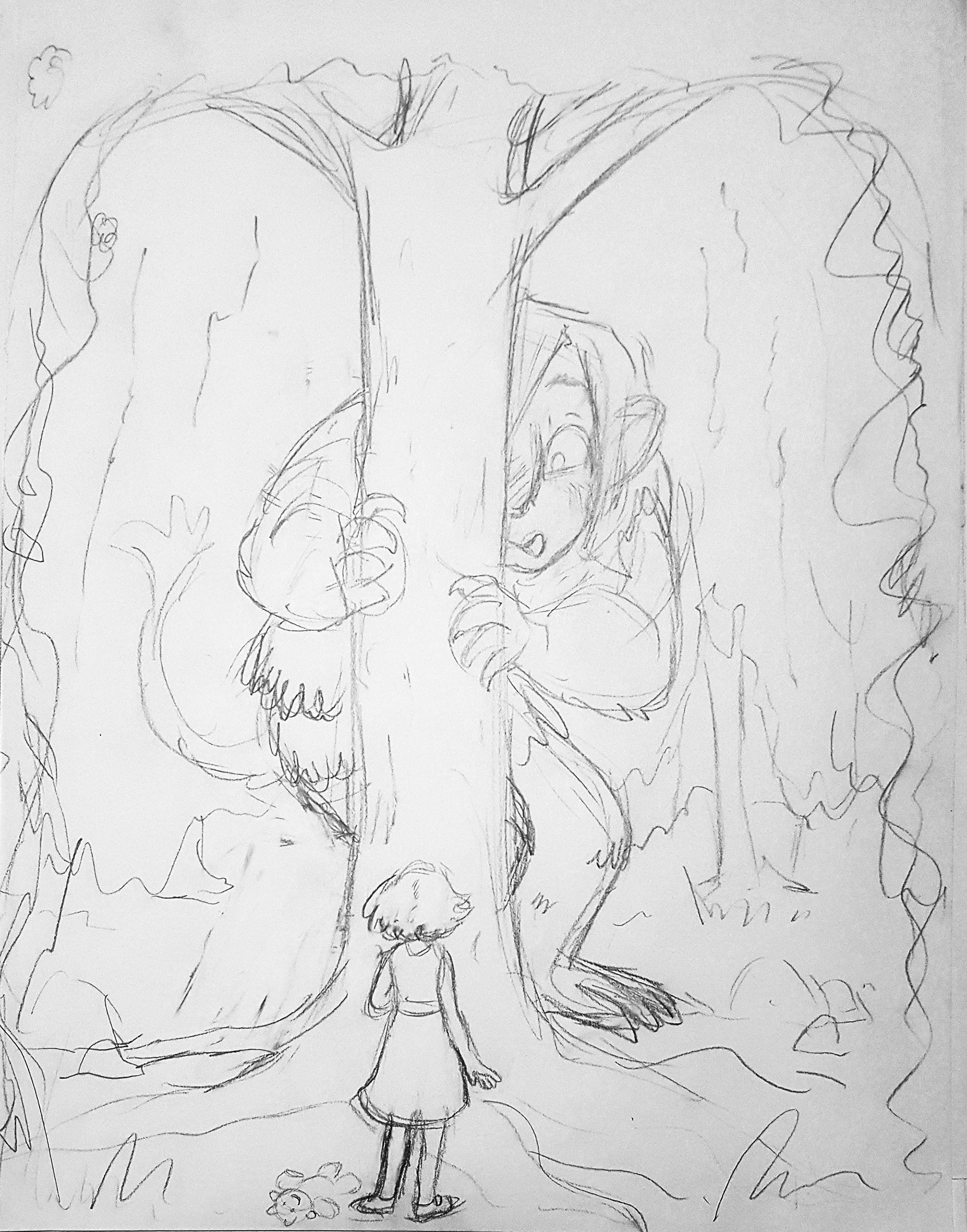Final scaredy troll sketch
