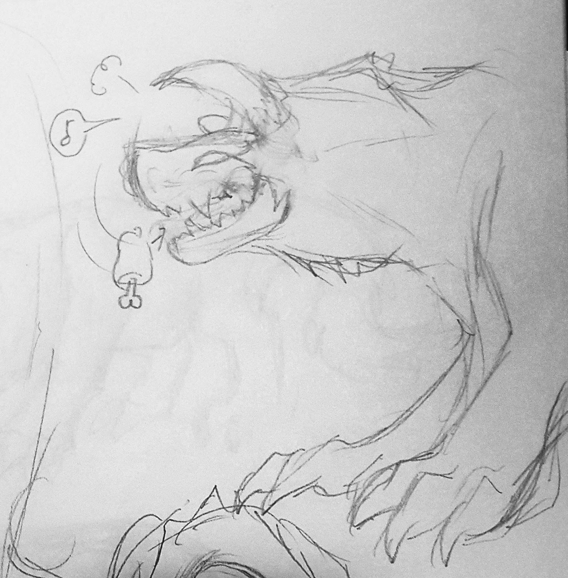 two mouthed creature concept 2