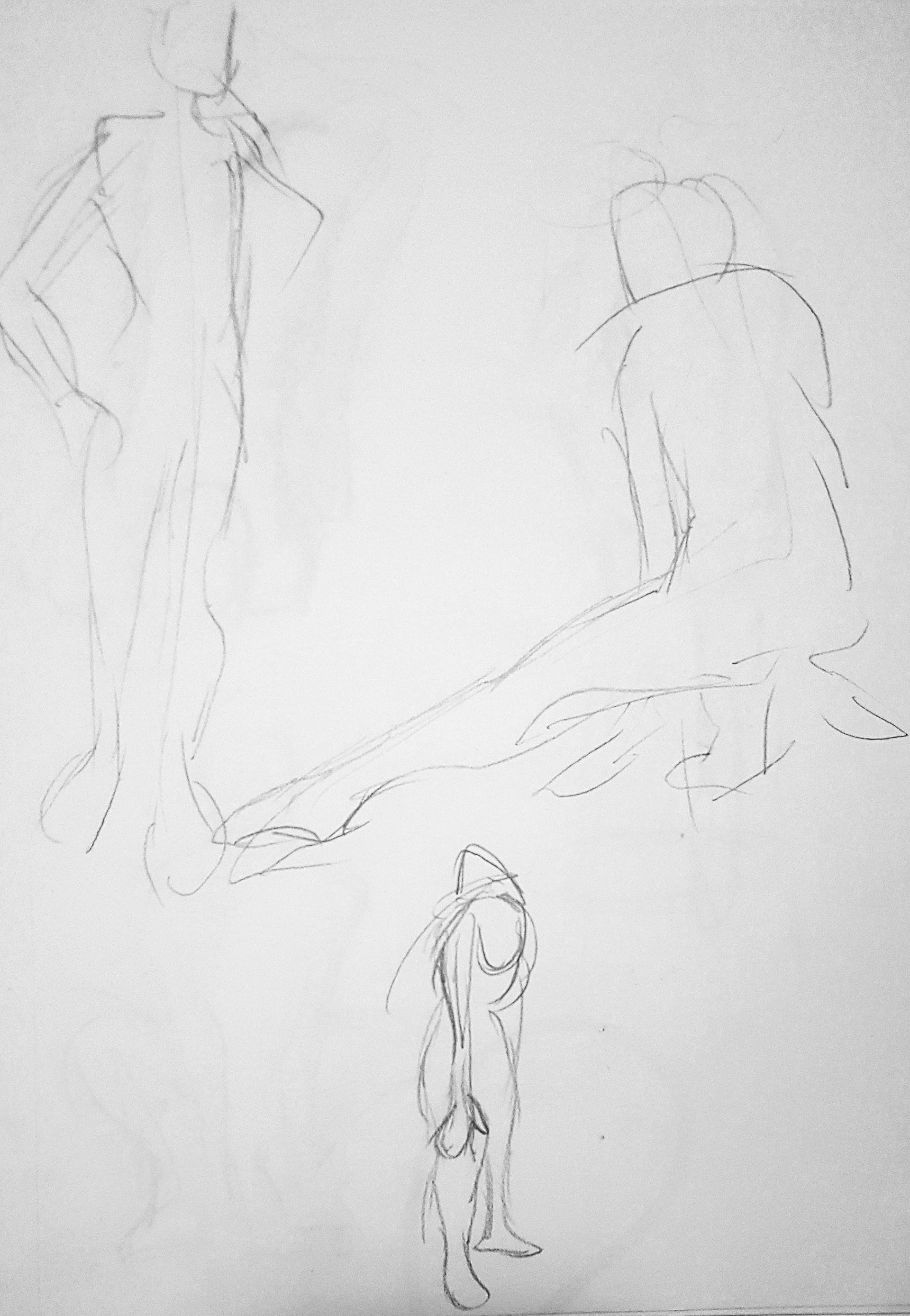 Quick figure drawings